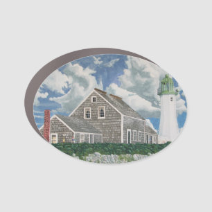 Scituate Lightkeeper's House Car Magnet