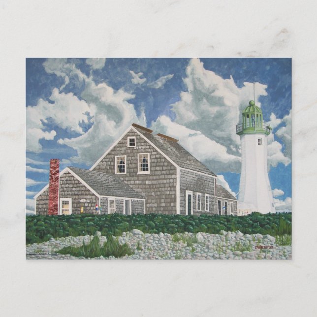 Scituate Lightkeeper's House Postcard (Front)