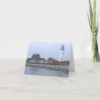 Scituate Panorama--thank you Letterpress Thank You Card