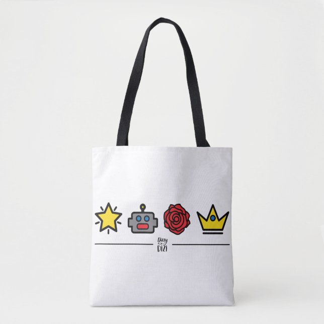 SCK Icon White Tote Bag (Front)