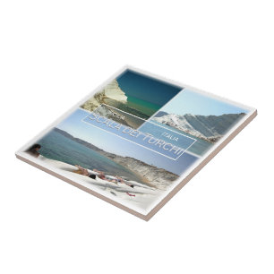 SCL011 SCALA DEI TURCHI, Mosaic, Sicily, Ceramic Tile