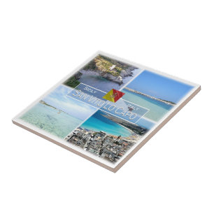 SCL023 SAN VITO LO CAPO, Mosaic, Sicily, Ceramic Tile