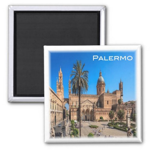 SCL030 PALERMO Panorama Sicily  Italy Fridge Magnet