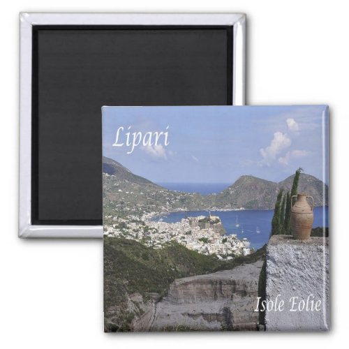SCL045 AEOLIAN ISLANDS LIPARI Sicily Fridge Magnet
