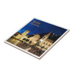 SCL061 TAORMINA by night, Sicily, Italy, Ceramic Tile<br><div class="desc">Here you will find the souvenir of your vacation. (SCL061 TAORMINA by night,  Sicily,  Italy ceramic tile). Amaze friends and relatives with the unique souvenirs from your great trip. Try us. #LeoPepeDesign - europe italy sicily,  leopepedesign,  travel trip photo tourism,  gift souvenir gadget ceramic tile.</div>