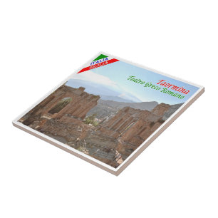 SCL065 TAORMINA, Sicily, Italy, Ceramic Tile