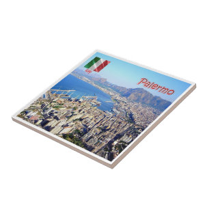 SCL074 PALERMO, Sicily, Italy, Ceramic Tile