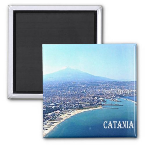 SCL086 CATANIA Etna Sicily Fridge Magnet