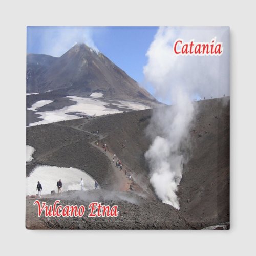 SCL089 CATANIA ETNA Sicily Italy Fridge Magnet