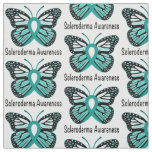 Scleroderma Awareness Butterfly Fabric