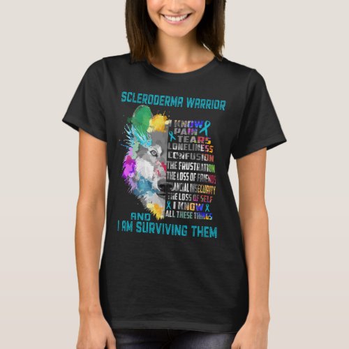 Scleroderma Awareness Ribbon Support Gifts T_Shirt