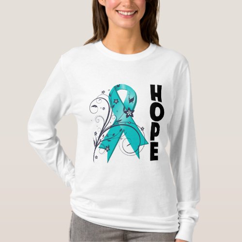 Scleroderma  Floral Hope Ribbon T_Shirt