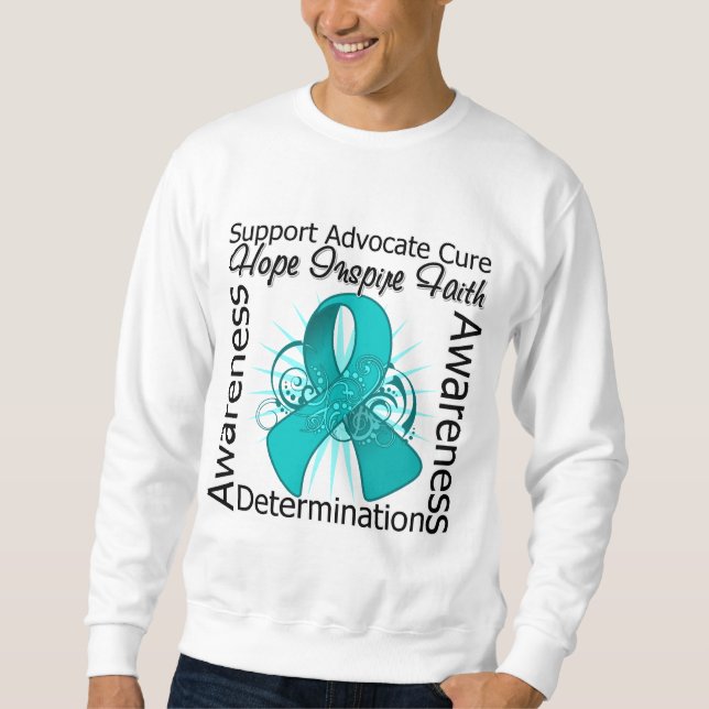 Scleroderma Inspirations Spiral Ribbon Sweatshirt (Front)