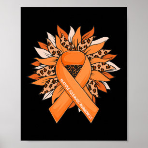 Sclerosi Sunflower Multiple Sclerosis Awareness Poster