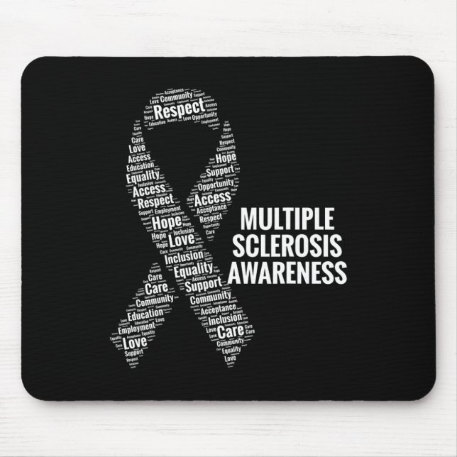 Sclerosis Awareness Ms Respect Care Advocacy Gift  Mouse Pad (Front)