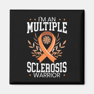 Sclerosis Awareness Orange Ribbon Magnet
