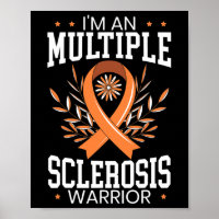 Sclerosis Awareness Orange Ribbon