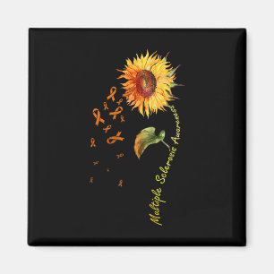 Sclerosis Awareness Sunflower Ms Awareness  Magnet