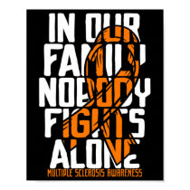 Sclerosis Ms Support Multiple Sclerosis Awareness  Poster