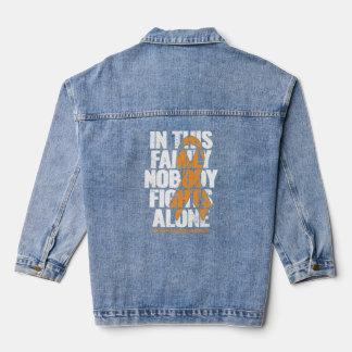 Sclerosis Support Ms Multiple Sclerosis Awareness Denim Jacket