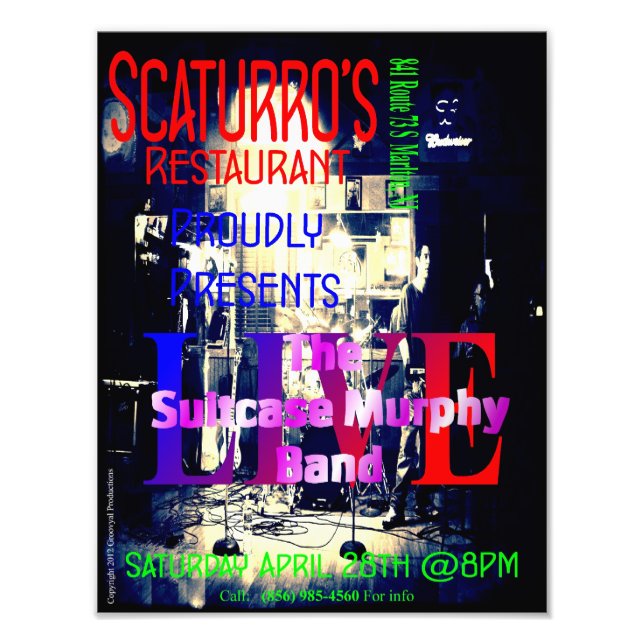 SCMB @ Scaturro's Photo Print (Front)