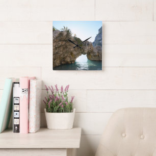 Scoglio delle Sirene - Marina Piccola 1 Square Wall Clock