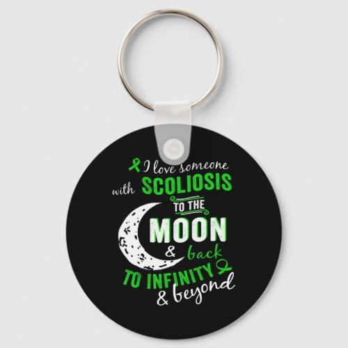 Scoliosis Awareness  For WomenMen Scoliosis  Keychain