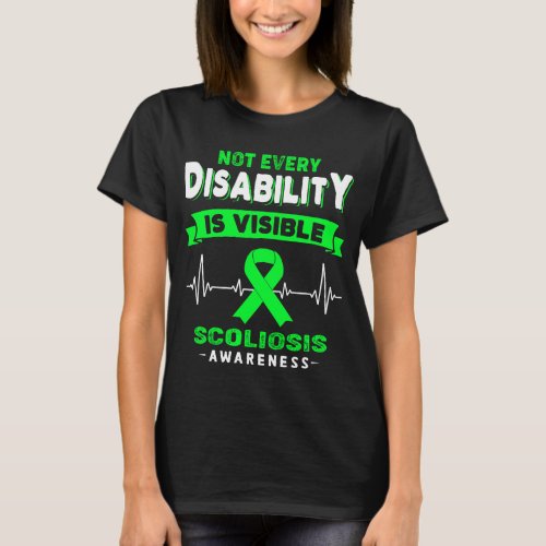 Scoliosis Awareness Ribbon Support Gifts T_Shirt