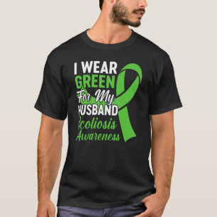 Scoliosis Back Spinal Injury Warriors Wife Scolios T-Shirt