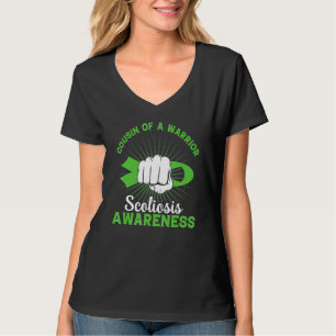 Scoliosis  Spinal Back Injury Warriors Cousin Scol T-Shirt