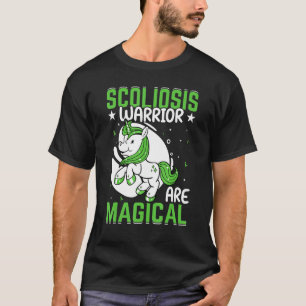 Scoliosis  Spinal Injury Unicorn  Scoliosis Awaren T-Shirt