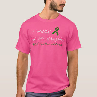 Scoliosis Wear Green For Daughter Mom Dad Support T-Shirt