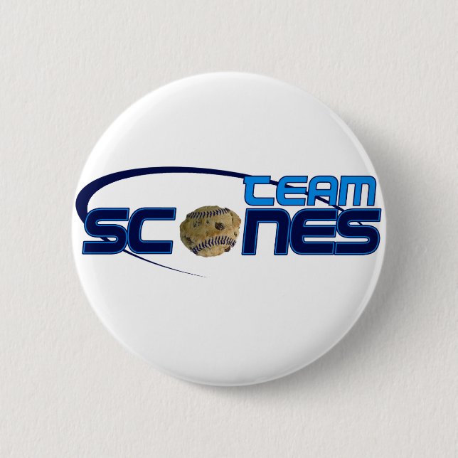 Scone your bag or shirt pinback button (Front)