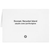 Sconset Beach Cards (Back Horizontal)