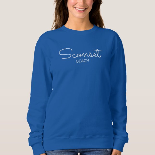 Sconset Sweatshirt Cursive (Front)
