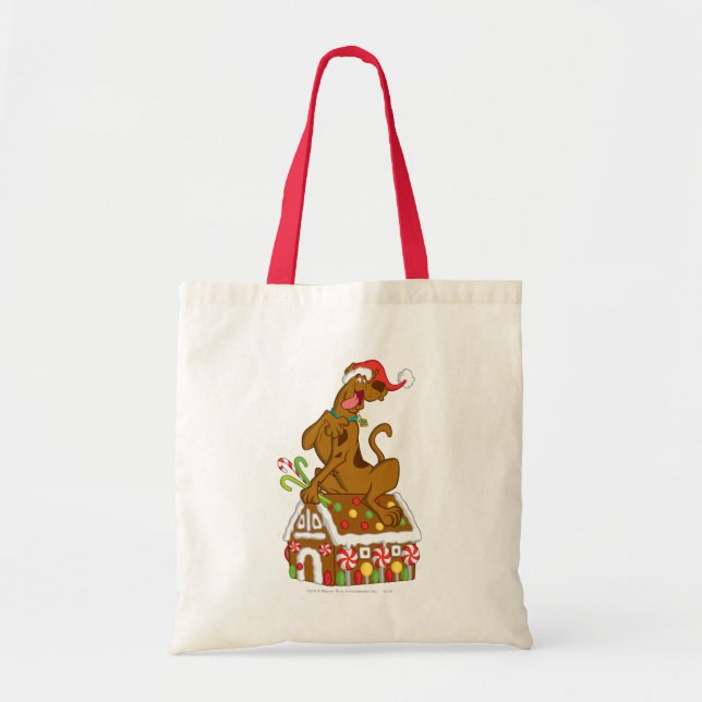 Scooby and Gingerbread House Tote Bag (Front)