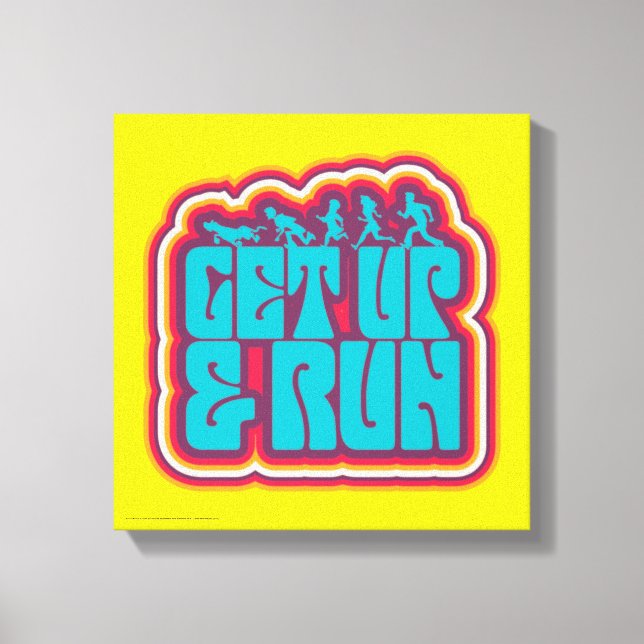 Scooby and the Gang "Get Up & Run" Graphic Canvas Print (Front)