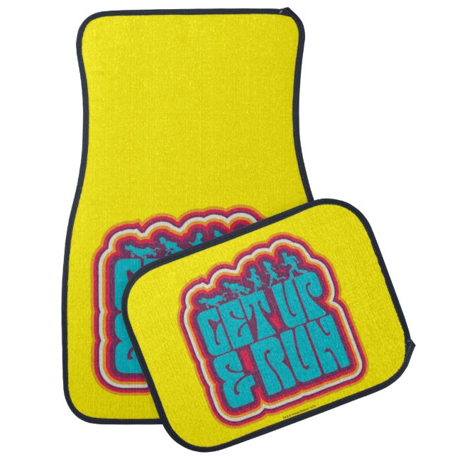 Scooby and the Gang "Get Up & Run" Graphic Car Floor Mat (Set)