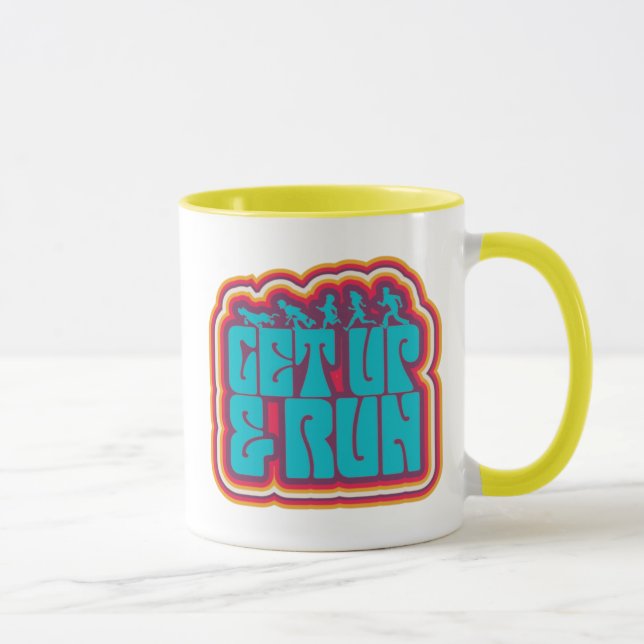 Scooby and the Gang "Get Up & Run" Graphic Mug (Right)