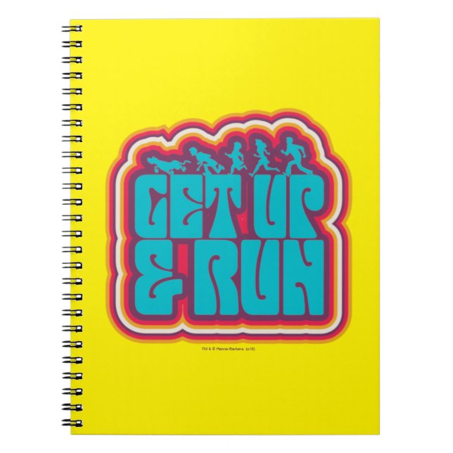 Scooby and the Gang "Get Up & Run" Graphic Notebook (Front)
