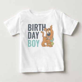 Scooby-doo 1st Birthday Boy Baby T-shirt by scoobydoo at Zazzle