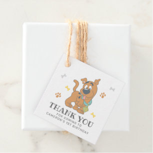 Scooby-Doo 1st Birthday  Favor Tags