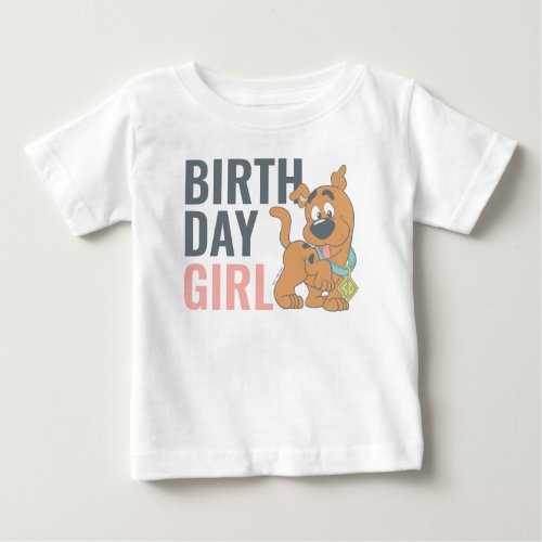 Scooby_Doo 1st Birthday Girl Baby T_Shirt