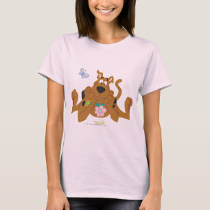 Scooby-Doo Admiring Flower T-Shirt