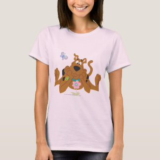 Scooby-Doo Admiring Flower T-Shirt