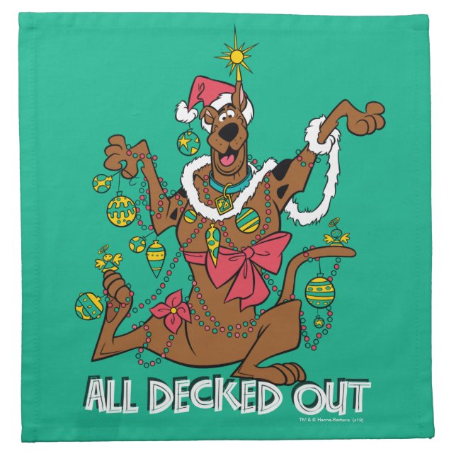 Scooby-Doo All Decked Out Cloth Napkin (Front)
