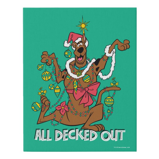 Scooby-Doo All Decked Out Faux Canvas Print (Front)