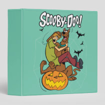 Scooby-Doo and Shaggy Halloween Fright 3 Ring Binder