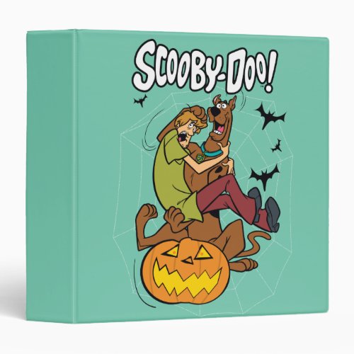 Scooby_Doo and Shaggy Halloween Fright 3 Ring Binder