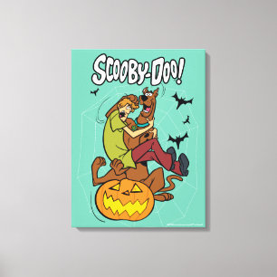 Scooby-Doo and Shaggy Halloween Fright Canvas Print